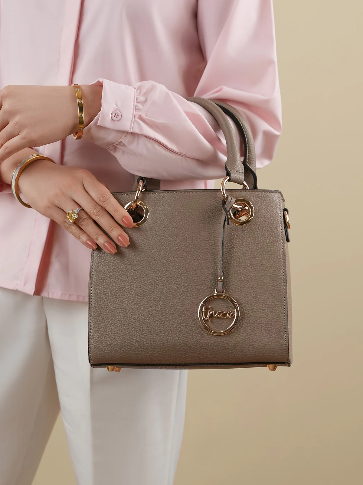Women "EBONY" Modern Touch Handbag - Image 6