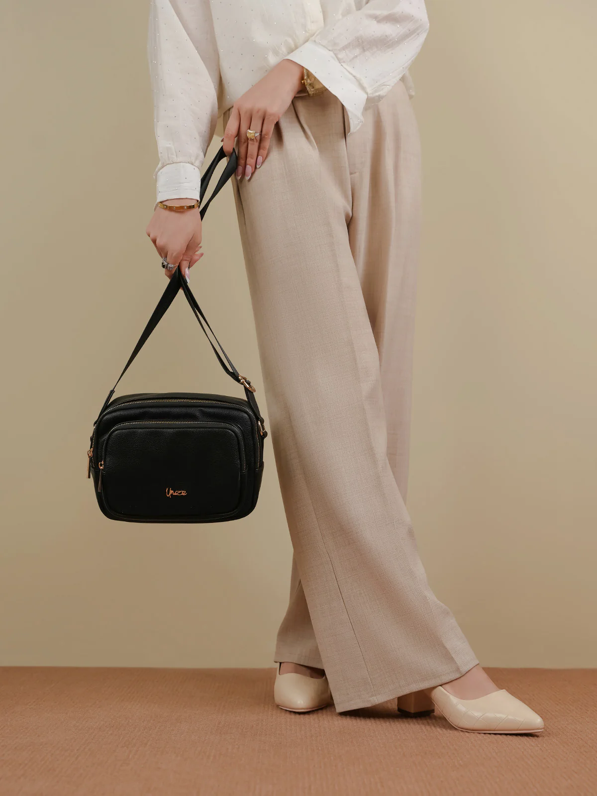 Women "ELINOR" Easy to Wear Crossbody Bag - Image 9