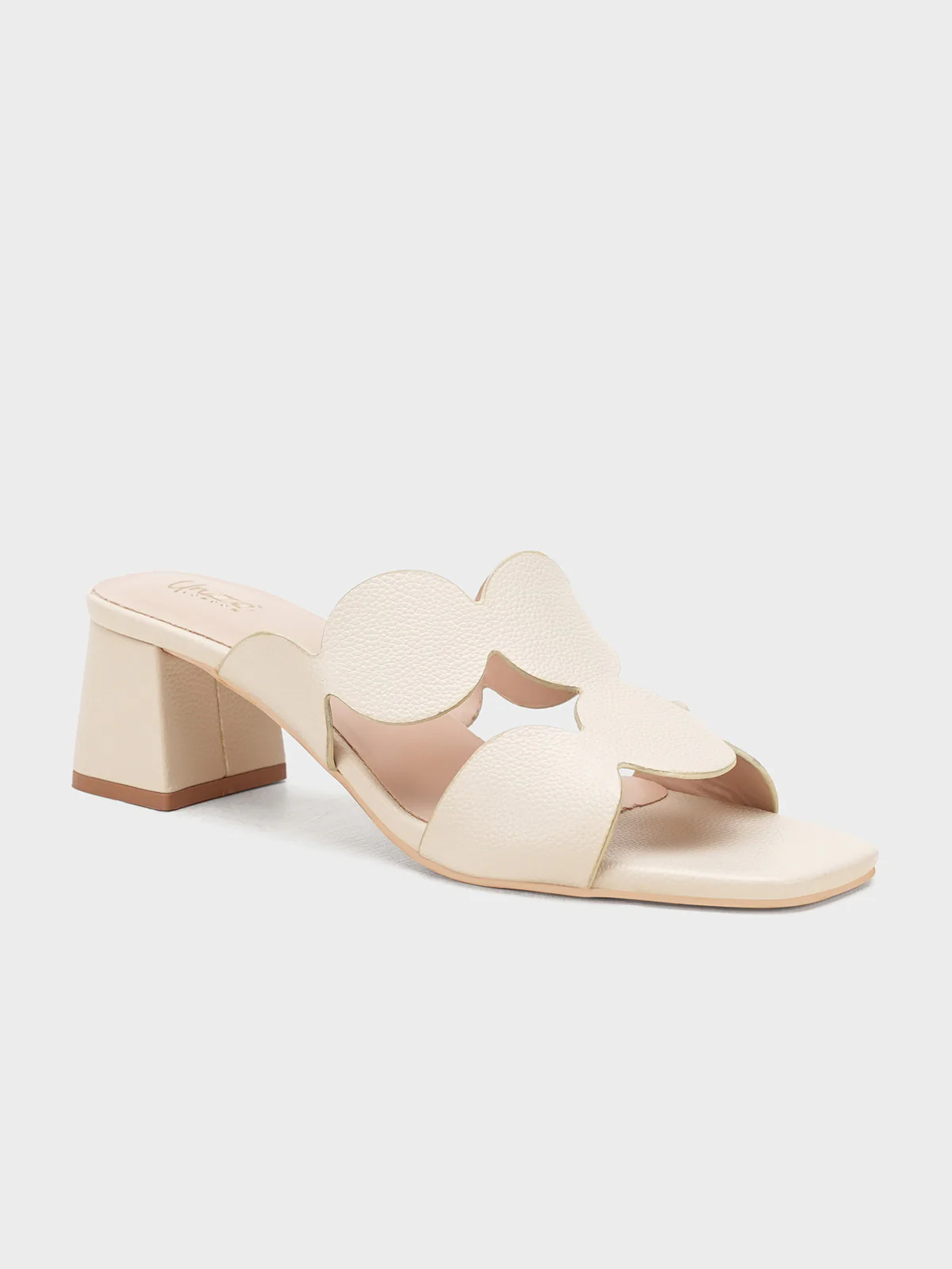 Women "EVANS" Slip On Block Heel Sandals - Image 2