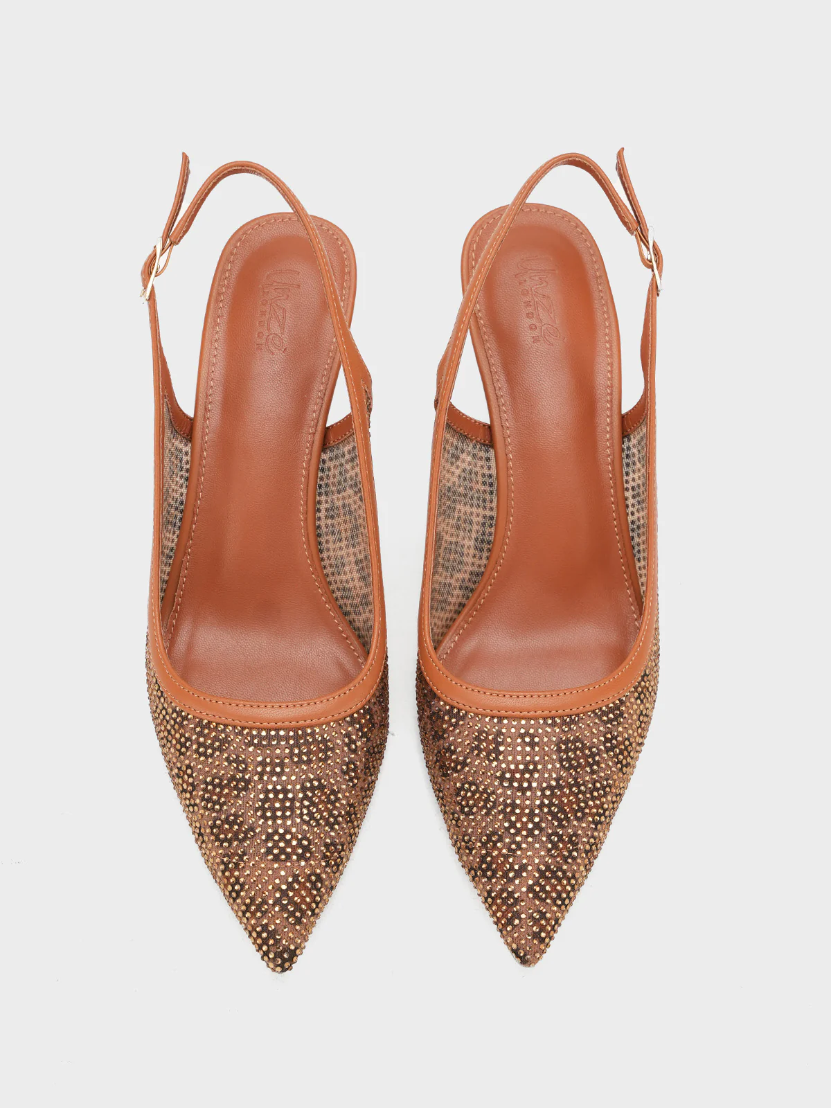 Women "GRACIE" Glamorous Touch Net Sandals - Image 9