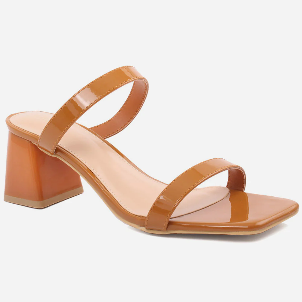 Women "HALLE" Wide Fit Block Heel Sandals