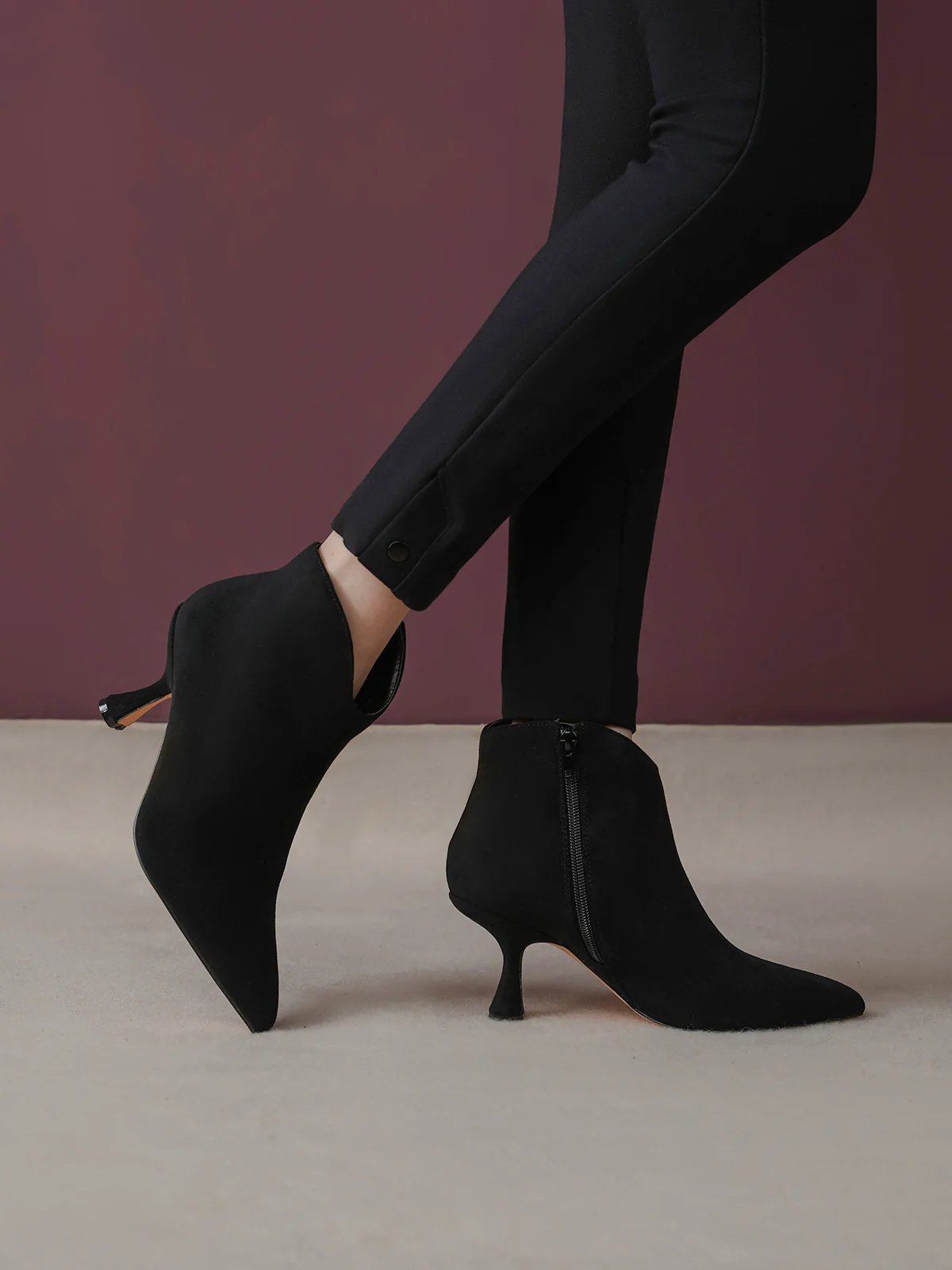 Women "JAYDEN" Stylish Zipper Boots - Image 8
