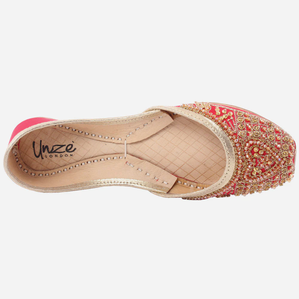 WOMEN "JUDY" TRADITIONAL HANDMADE LEATHER KHUSSA - Image 4