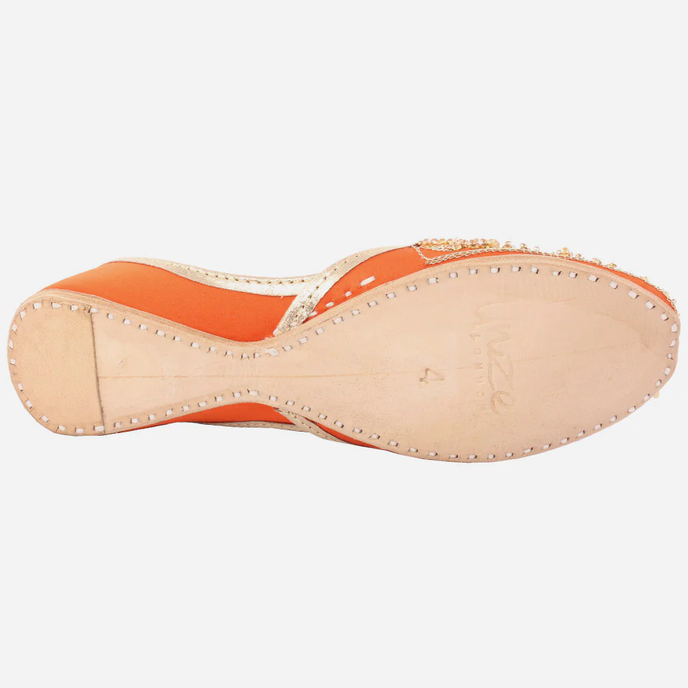 WOMEN "JUDY" TRADITIONAL HANDMADE LEATHER KHUSSA - Image 5