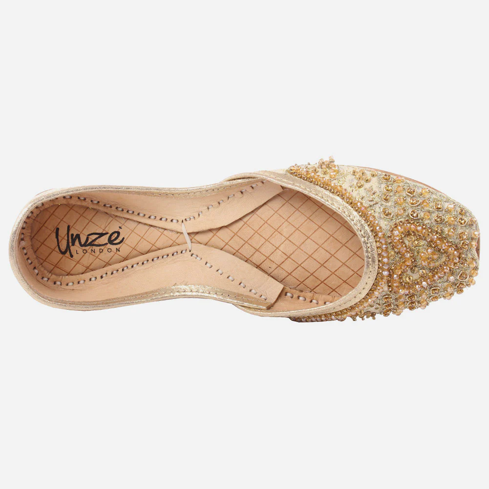 WOMEN "JUDY" TRADITIONAL HANDMADE LEATHER KHUSSA - Image 4