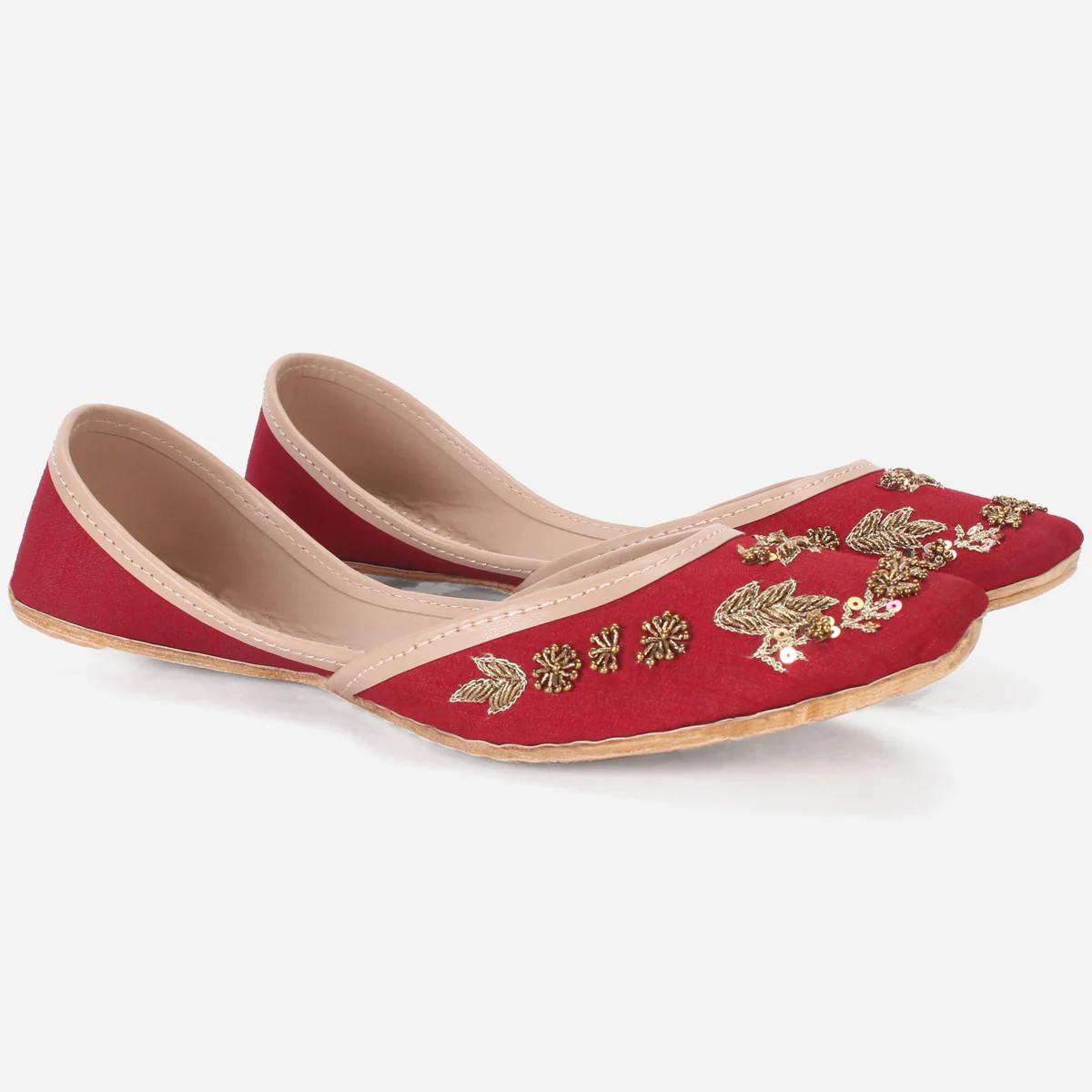 Women "KANYE" Decorated Leather Khussa - Image 2