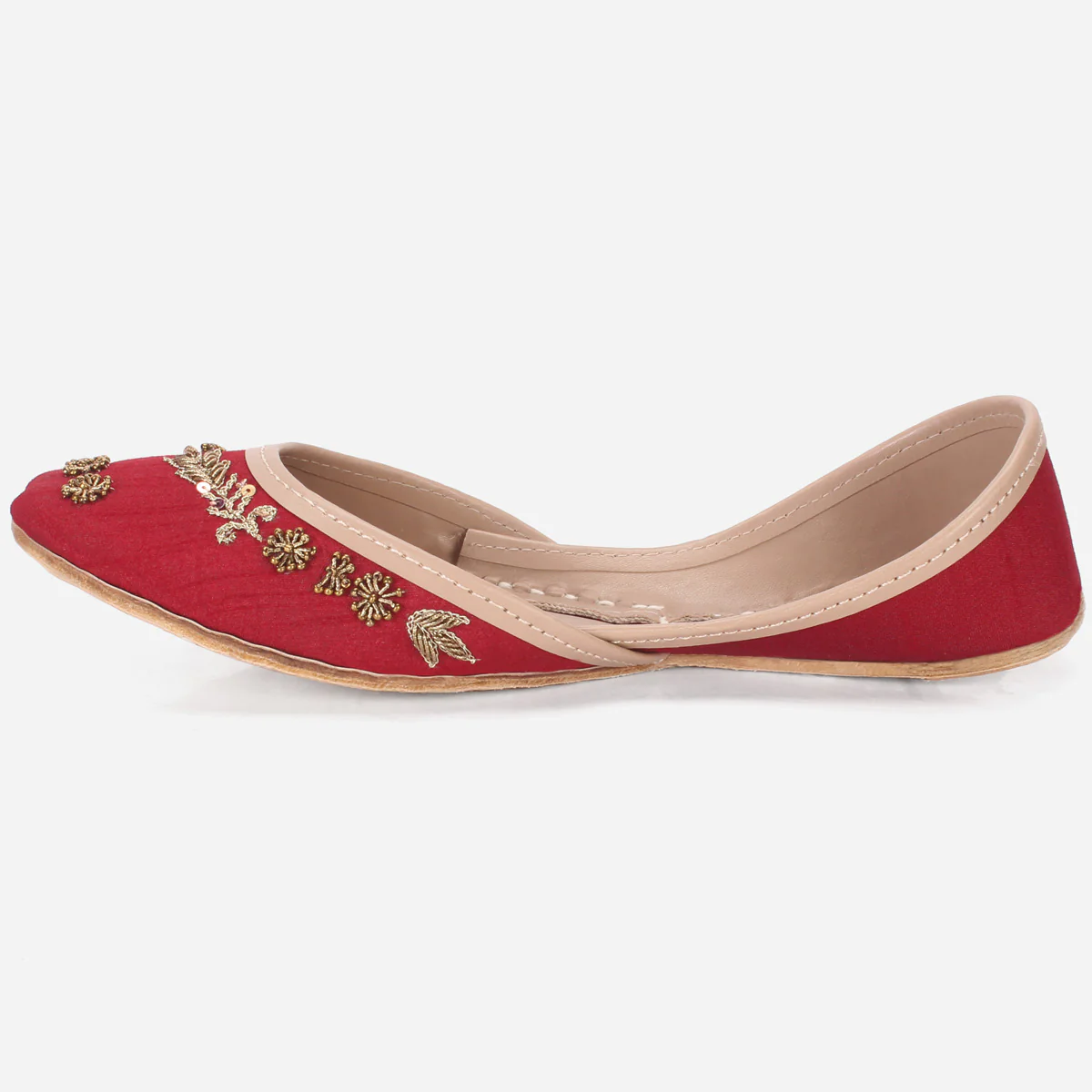 Women "KANYE" Decorated Leather Khussa - Image 3
