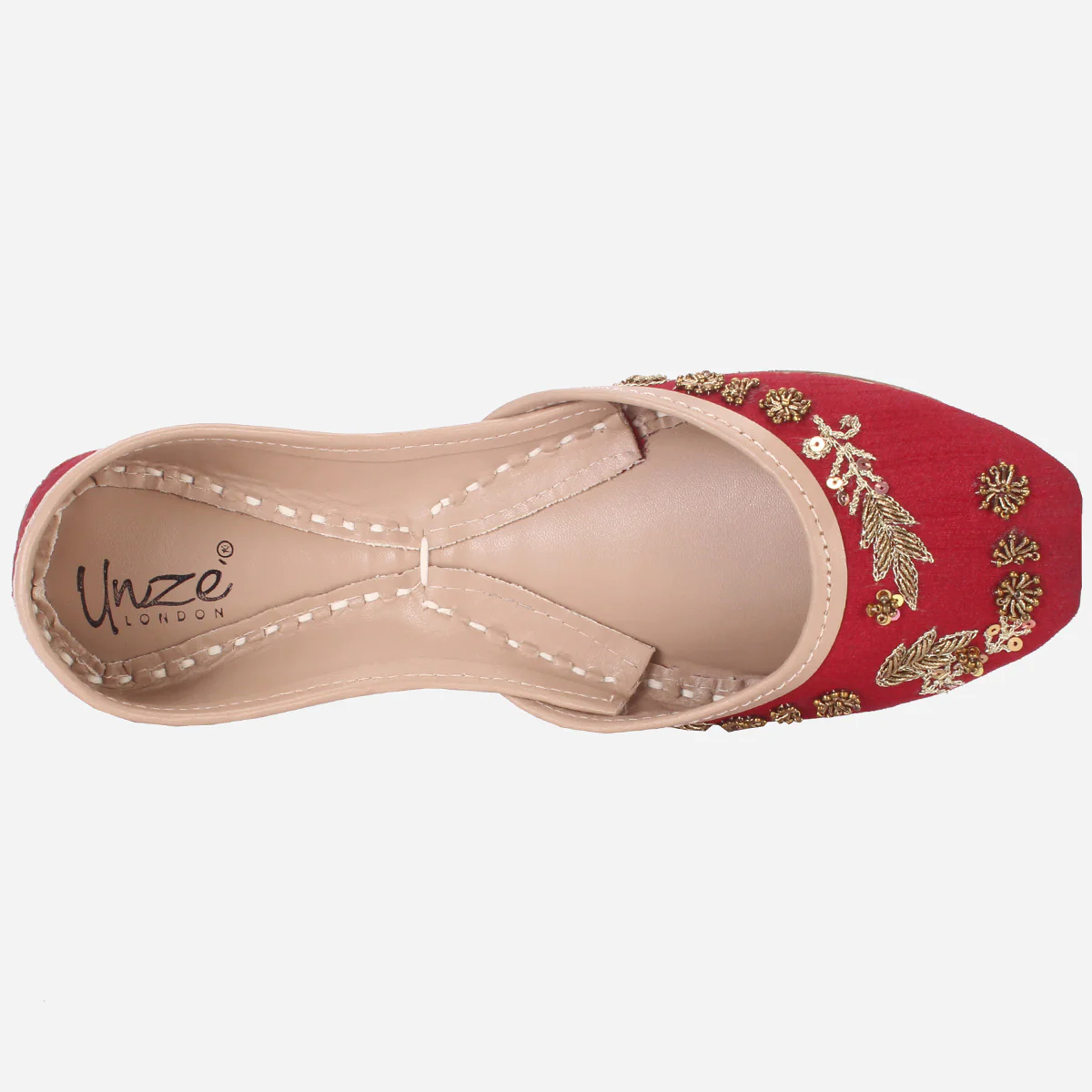 Women "KANYE" Decorated Leather Khussa - Image 4