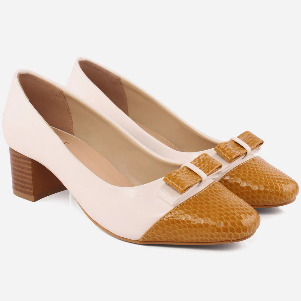 Women "Kelly" High Block heel court shoes - Image 2