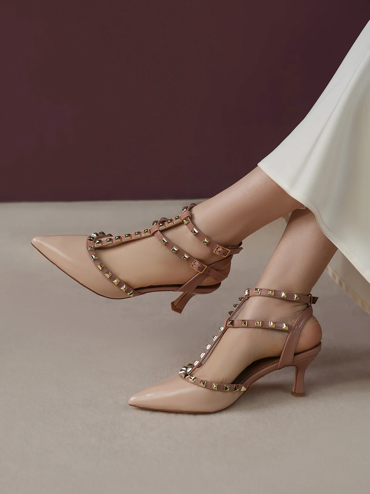 Women "KILLARA" Studded Straps Sandals