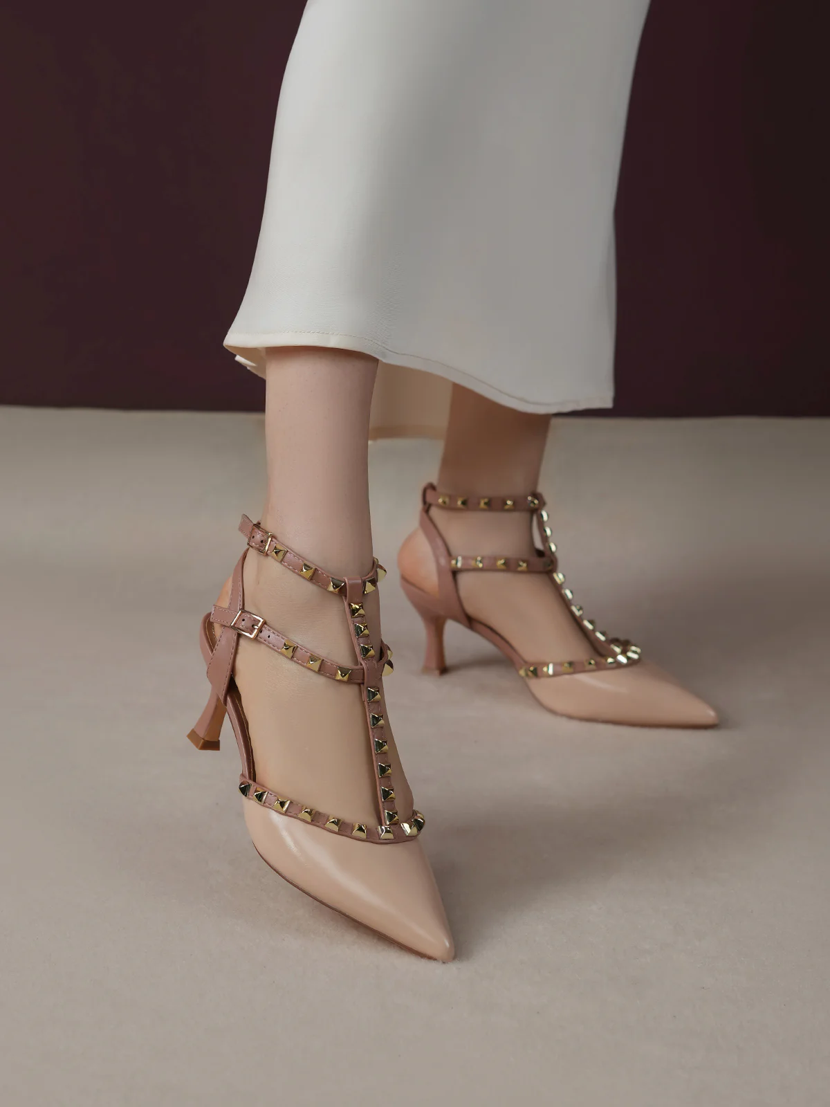 Women "KILLARA" Studded Straps Sandals - Image 6
