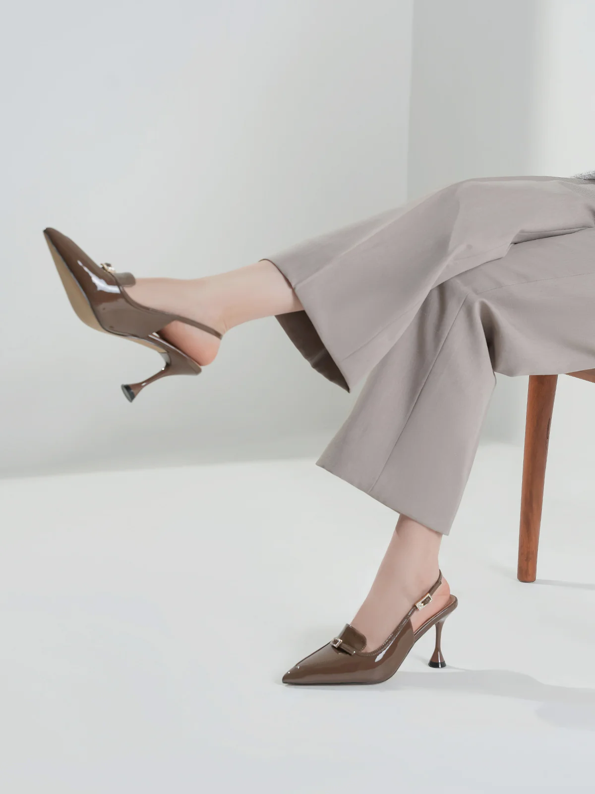 Women "KOALA" Pointed Toe Buckle Sandals - Image 6