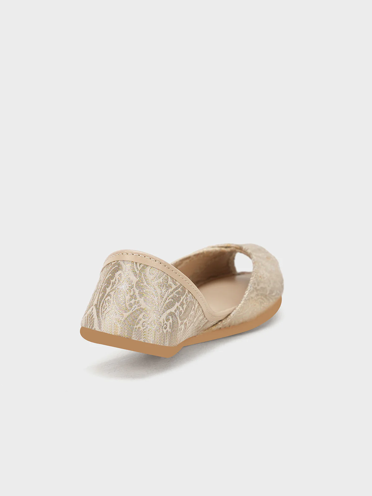 Women "LEHRANI" Open Toe Jamawar Khussa - Image 4