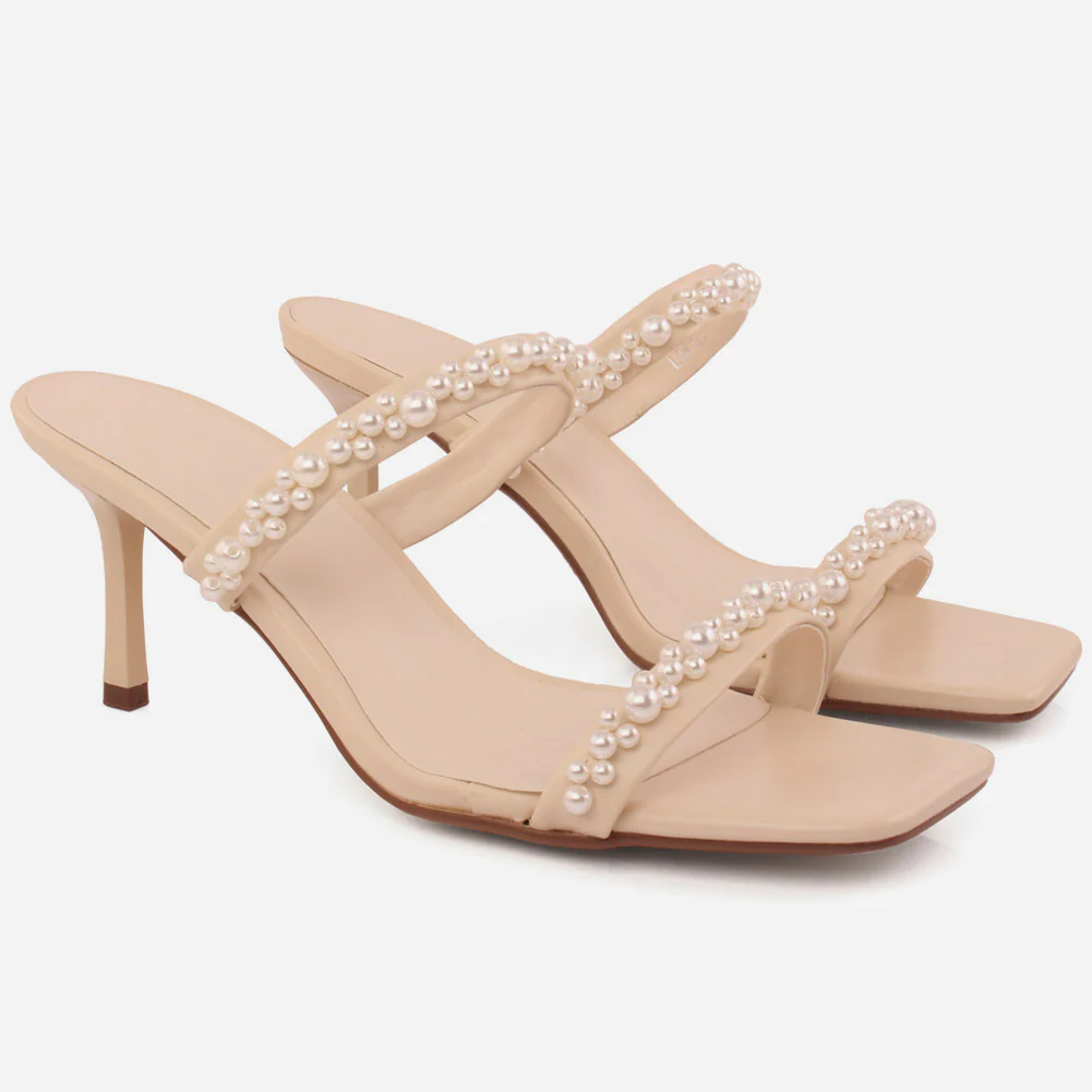 Women "Lindwi" chic sprakling Slip On Sandals - Image 2