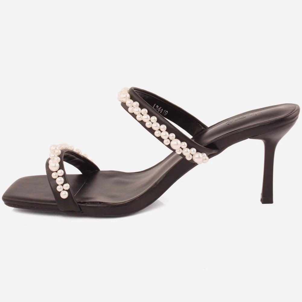 Women "Lindwi" chic sprakling Slip On Sandals - Image 3