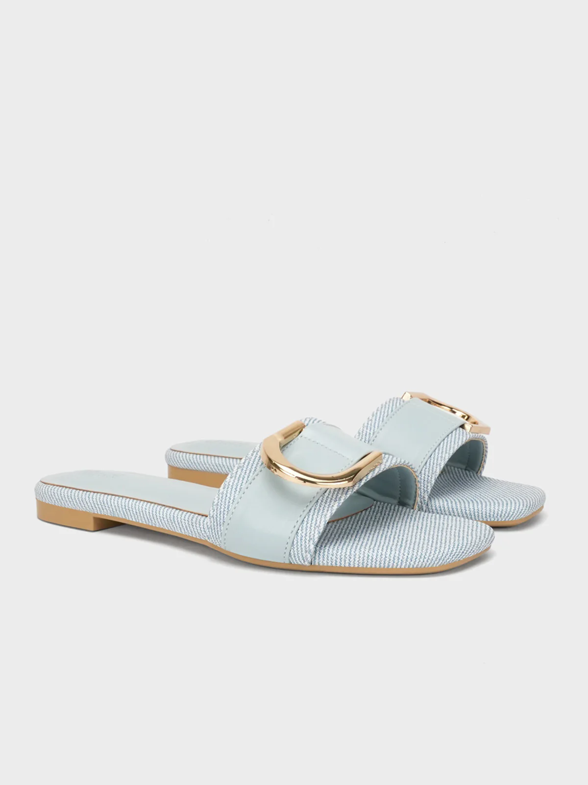 Women "MATTEO" Buckled Detailing Slippers - Image 4