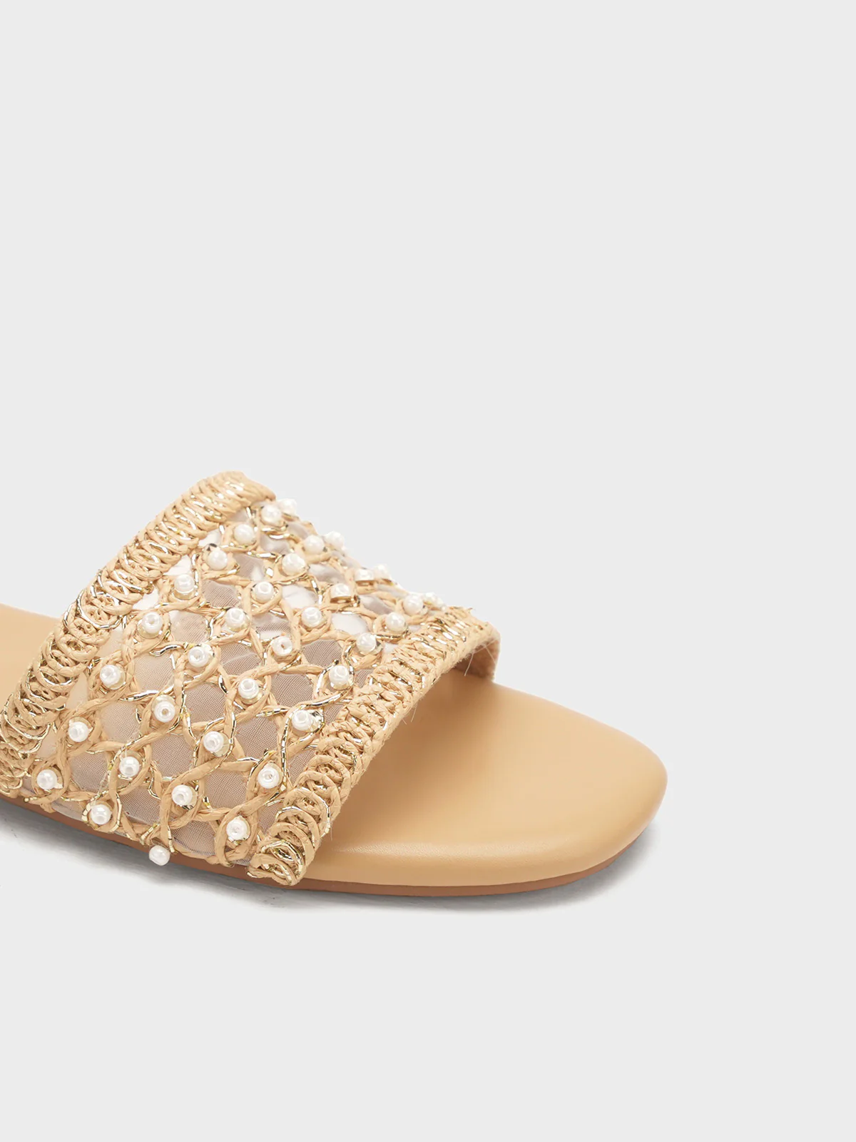 Women "MILBES" Delicate Fabric Slippers - Image 3