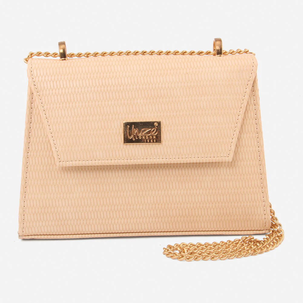 Women "NAIMO" Clutch Bag With Detachable Chain