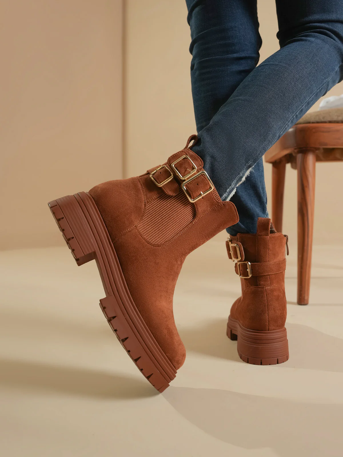 Women "NARELLE" Trendy Ankle Boots - Image 12