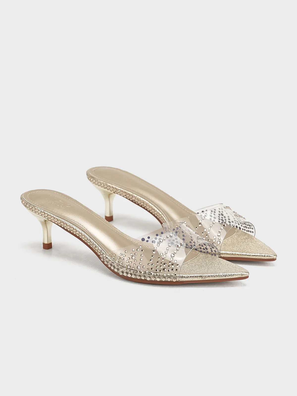 Women "NIGEL" Transparent Fancy Sandals - Image 2