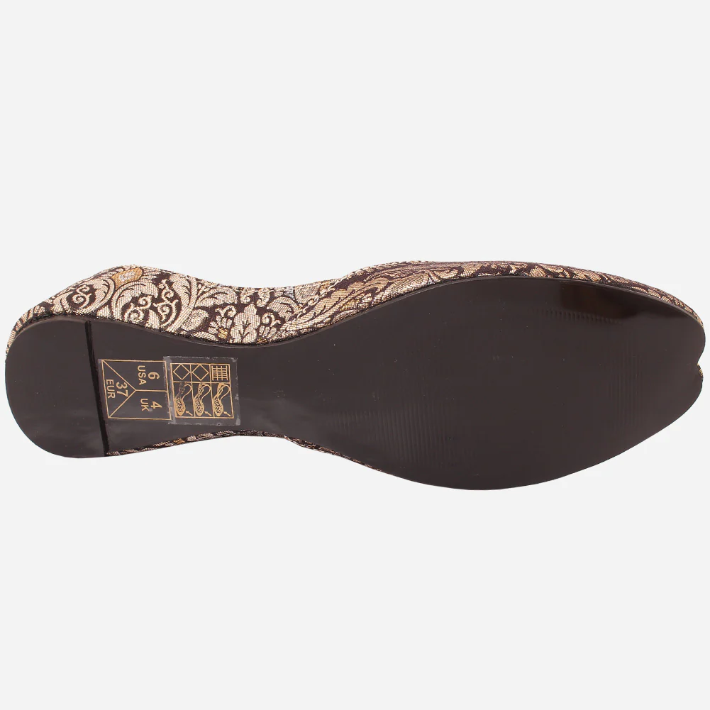 Women "POLINA" Slip On Punjabi Khussa - Image 5
