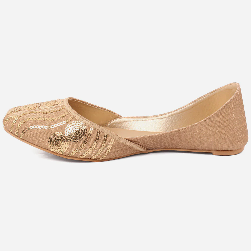 Women "Robbie" Sitare Flat Slip On Khussa - Image 3