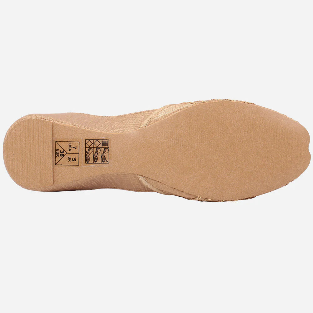 Women "Robbie" Sitare Flat Slip On Khussa - Image 5
