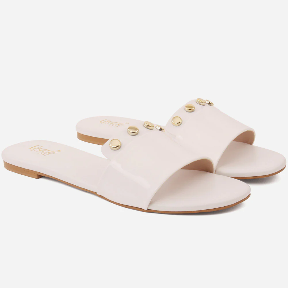 Women "ROMEY" Comfortable Flat-Heel,Wide Fit Gorgeous Slippers - Image 2