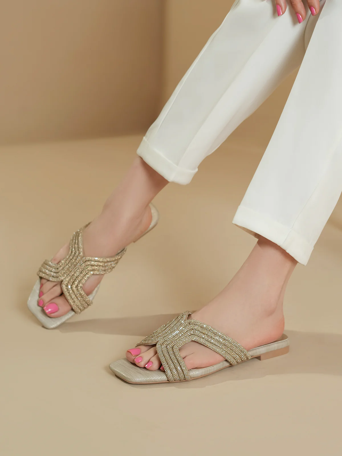Women "RUSTIN" Fancy Stylish Slippers - Image 10