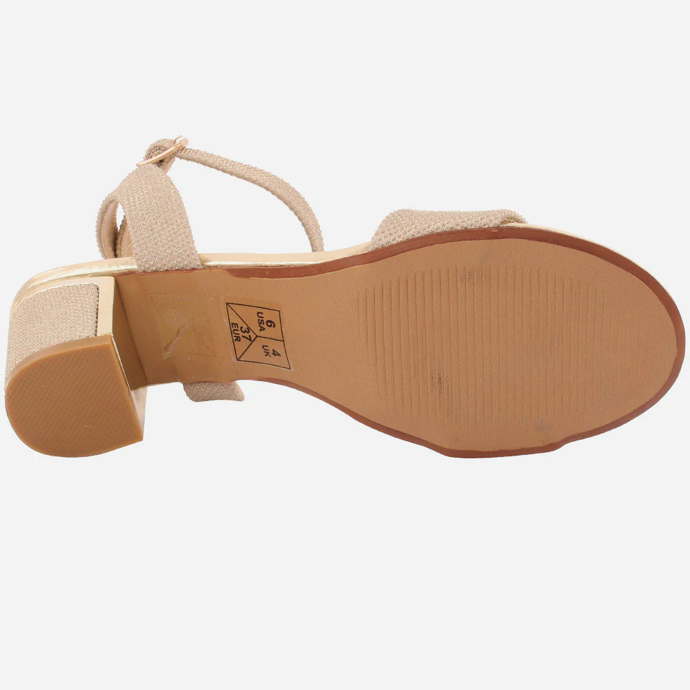 Women "Susan" Block Heel Adjusting Buckle Sandals - Image 5