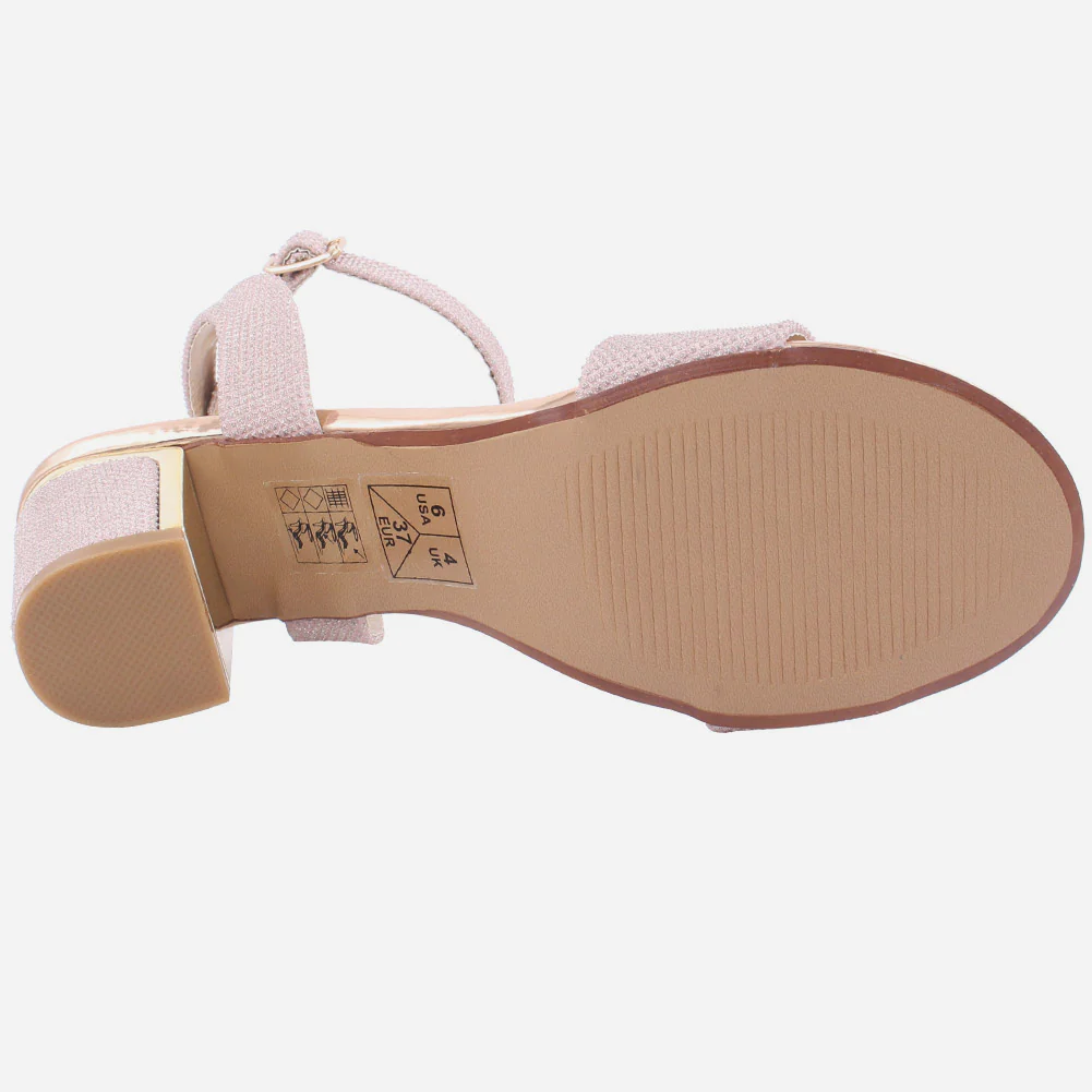 Women "Susan" Block Heel Adjusting Buckle Sandals - Image 5