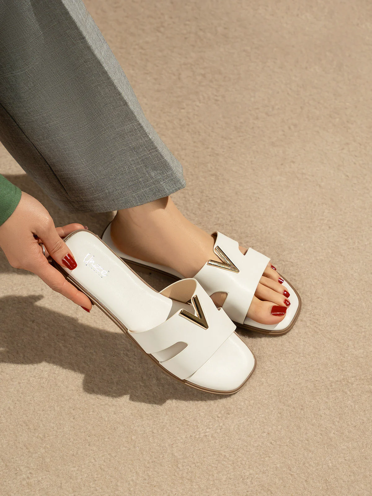 Women "TEVIN" Easy Slip On Wear Slippers - Image 5
