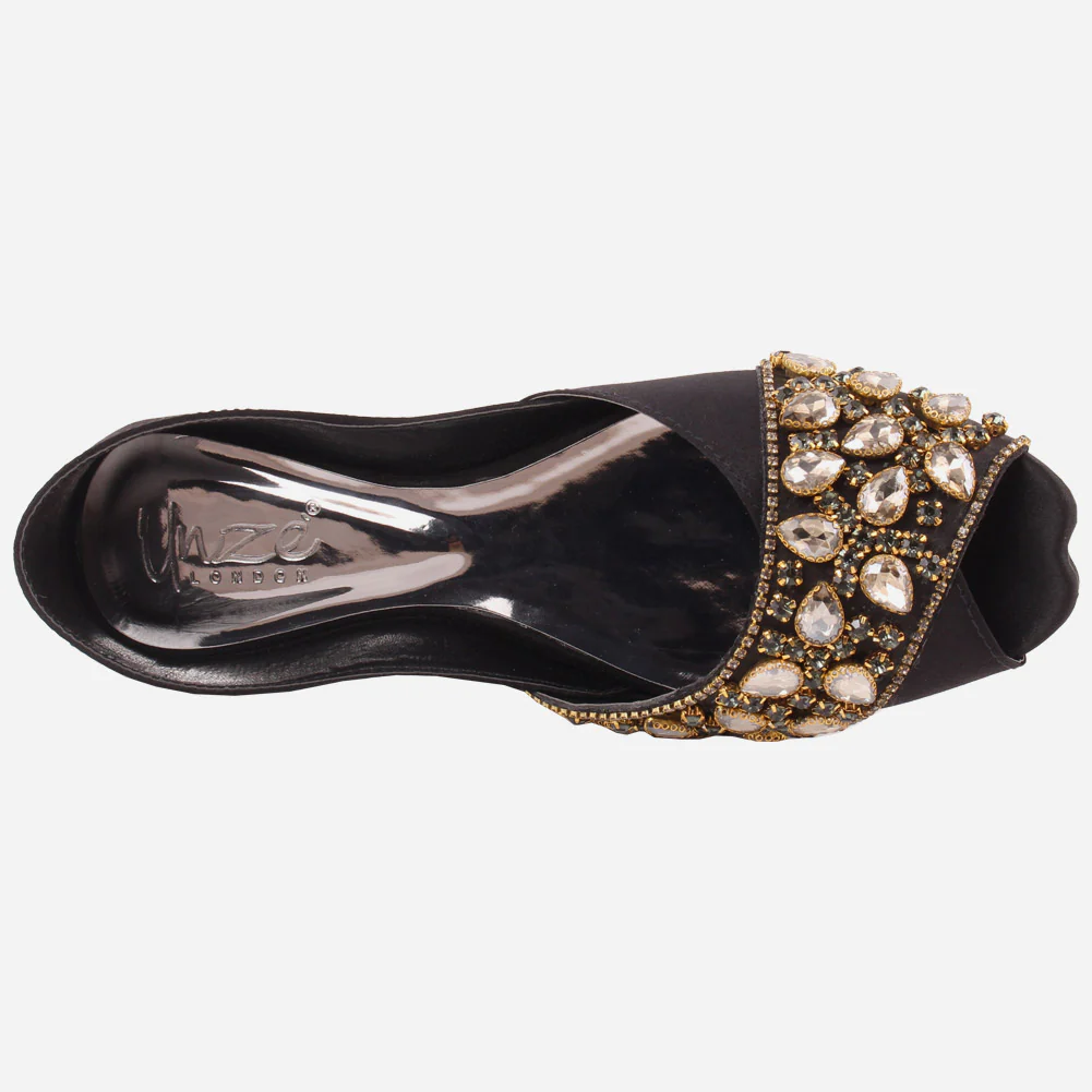 Women "THEA" Sparkle Indian Slip On Khussa - Image 4