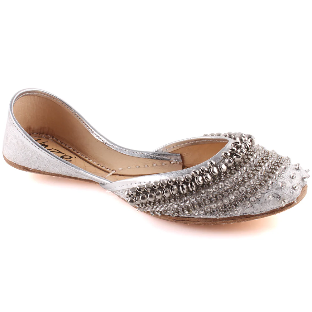 Women Traditional “MAREN” Embellished Bells Sequins Khussa