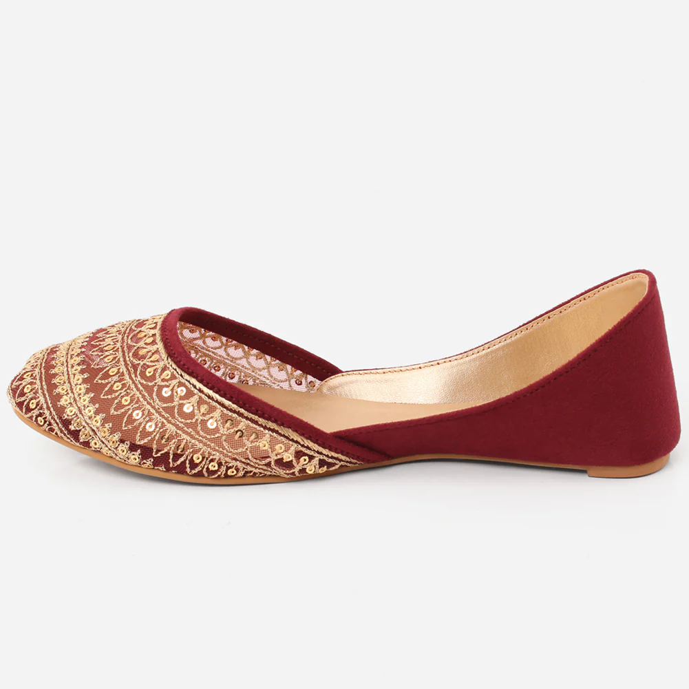 Women "ULYANA" Peep Toe Traditional Khussa - Image 3