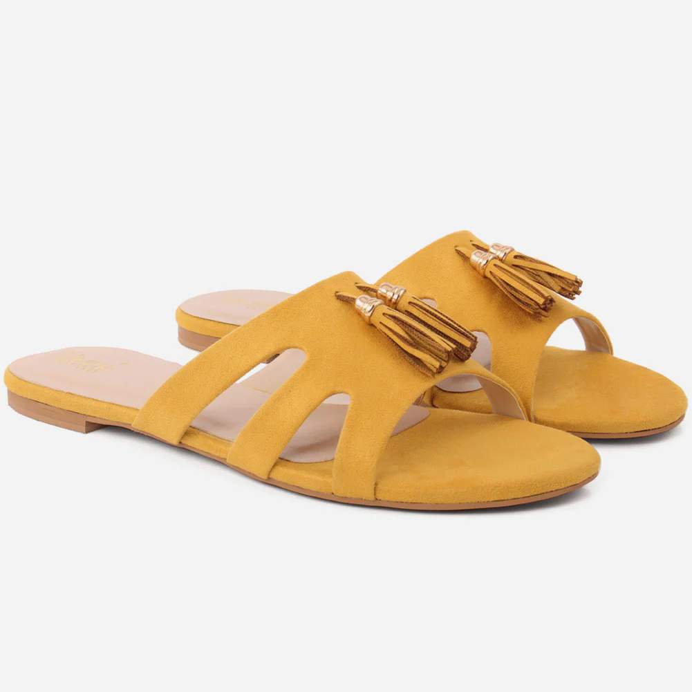 Women "VANNESA" Suede Slip On Slippers - Image 2