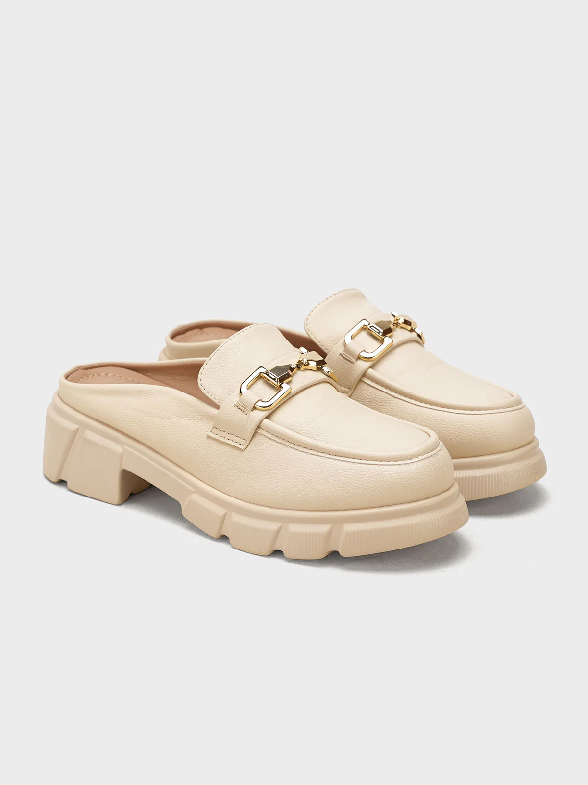 Women "VATUSIA" Open Back Design Loafers - Image 2