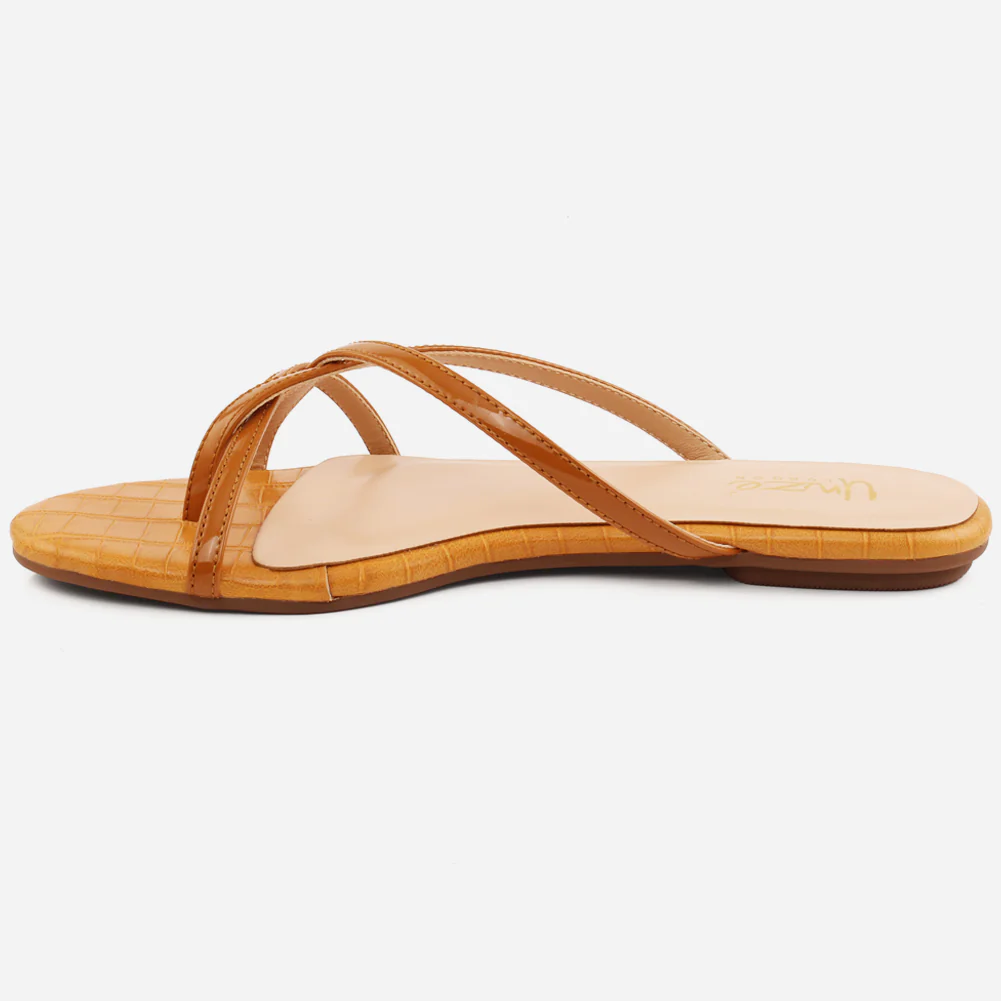 Women "XILA" Cross Strap Slippers - Image 3