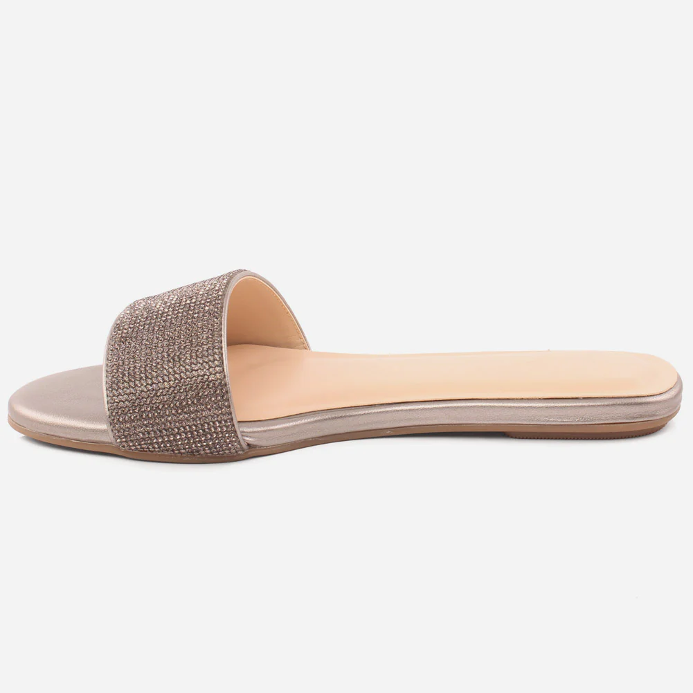 Women "Zoe" Sophisticated Glittering Slippers - Image 3