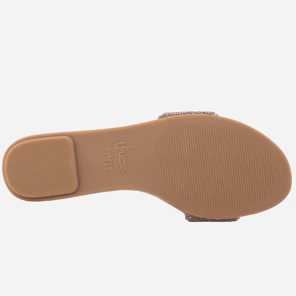 Women "Zoe" Sophisticated Glittering Slippers - Image 5