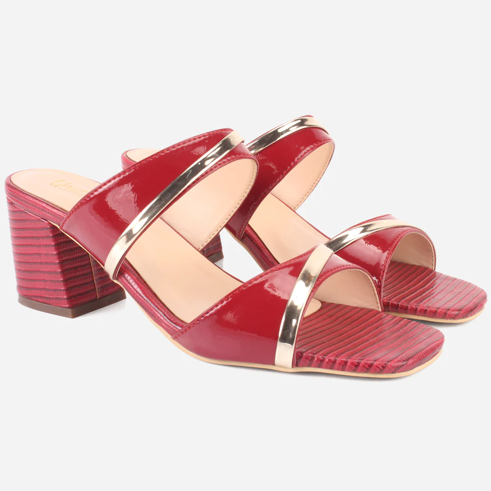 Womens "AALBA" Open Toe Trendy Summer Sandals - Image 2