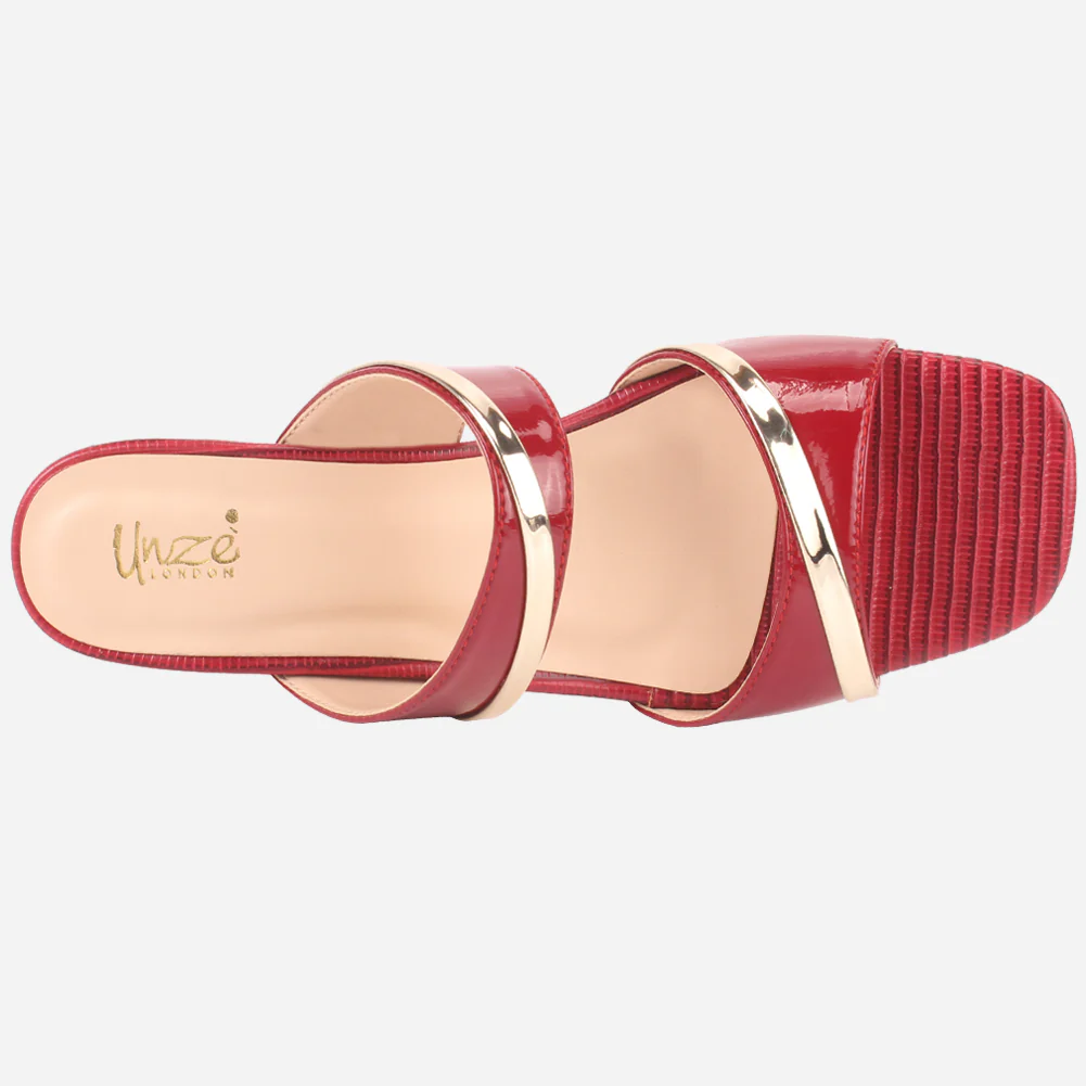 Womens "AALBA" Open Toe Trendy Summer Sandals - Image 4