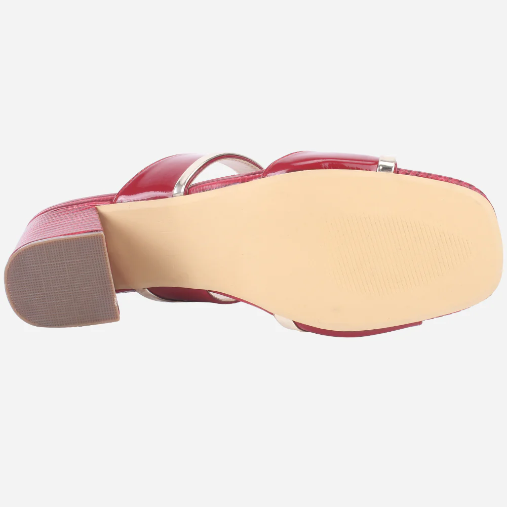 Womens "AALBA" Open Toe Trendy Summer Sandals - Image 5