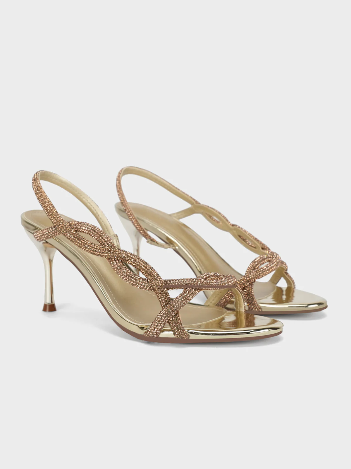 Women's "ADAGIO" Decorated Evening Sandals - Image 2