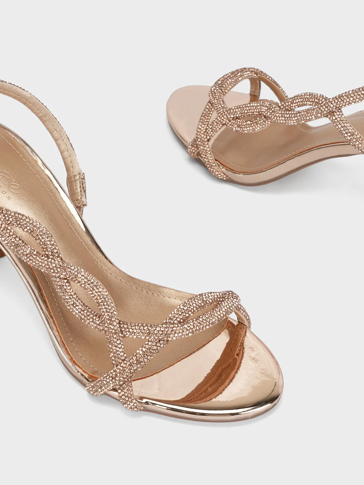 Women's "ADAGIO" Decorated Evening Sandals - Image 4