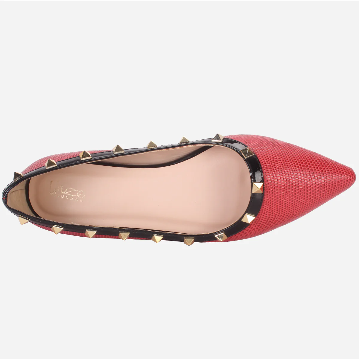Womens "ADELAIDA "Pointed Adorned Flat Shoes - Image 4