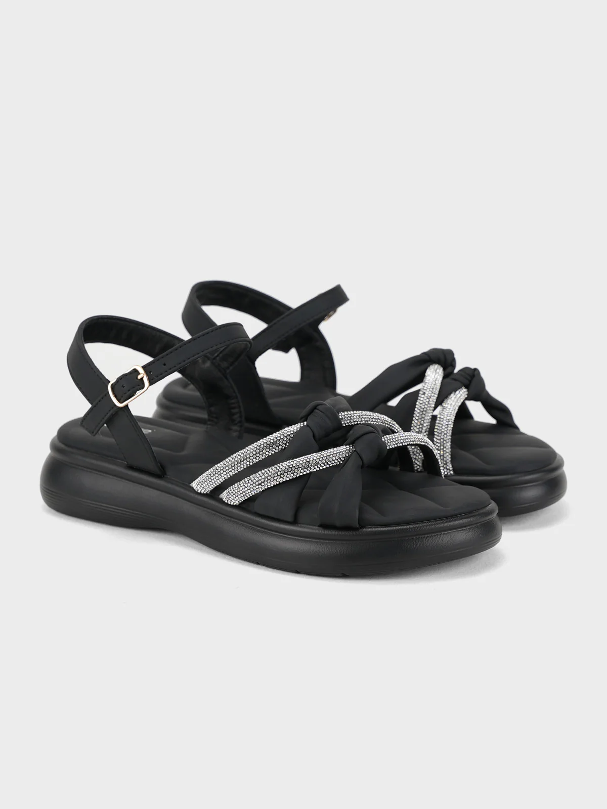 Womens "AISAK" Decorated Casual Sandals - Image 2