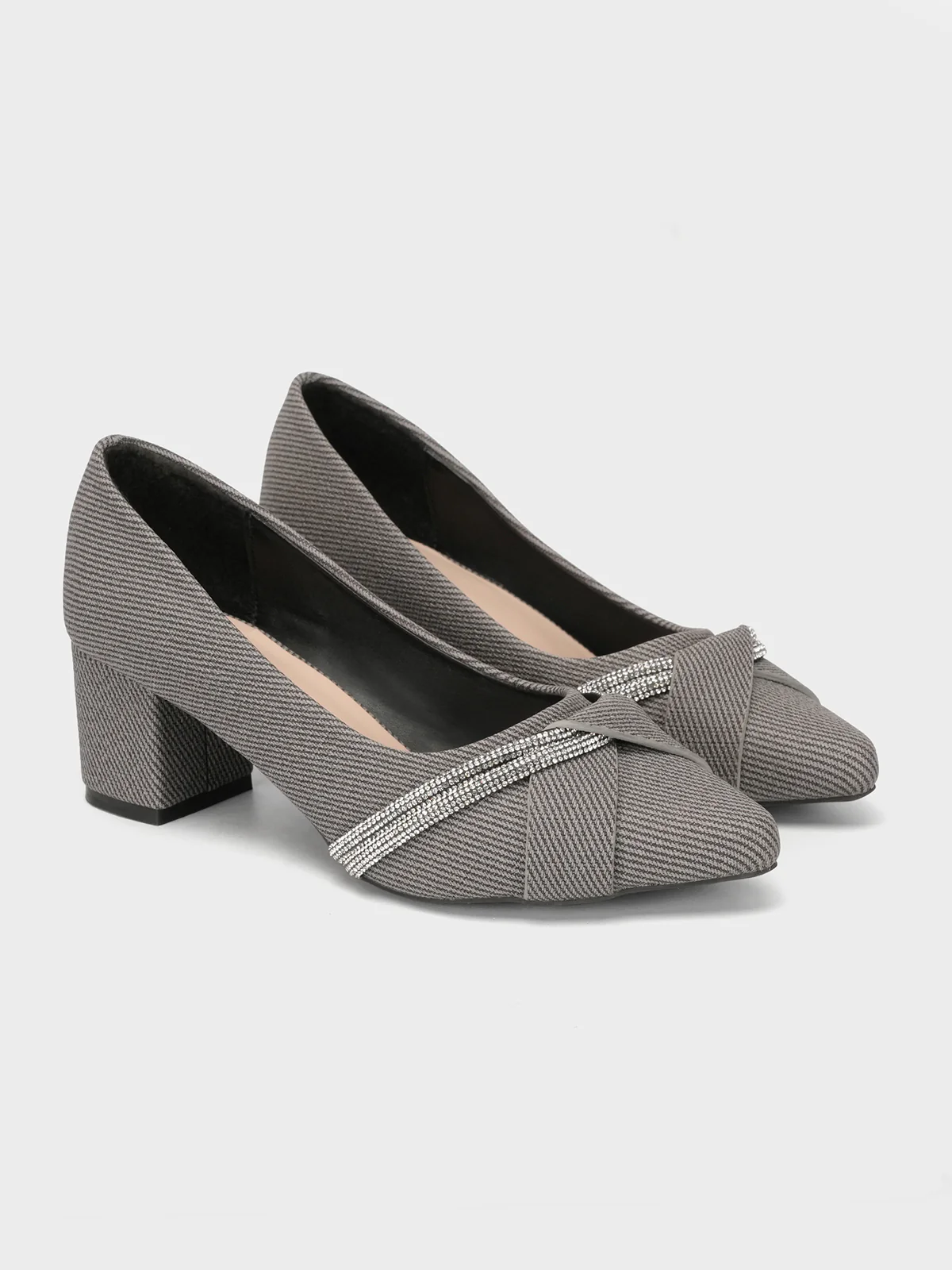 Women's "ALBALI" Formal Block Heel Courts - Image 2