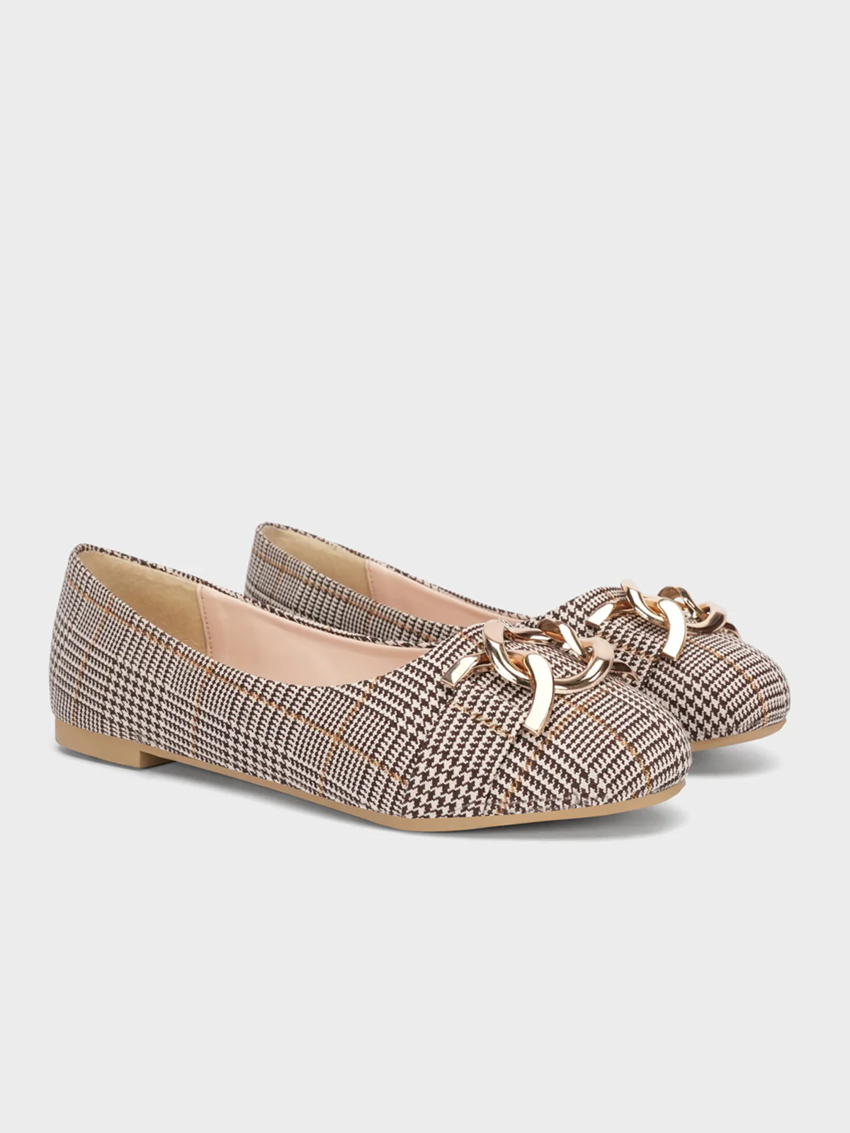 Womens "AMALIA" Metallic Buckled Pumps - Image 2