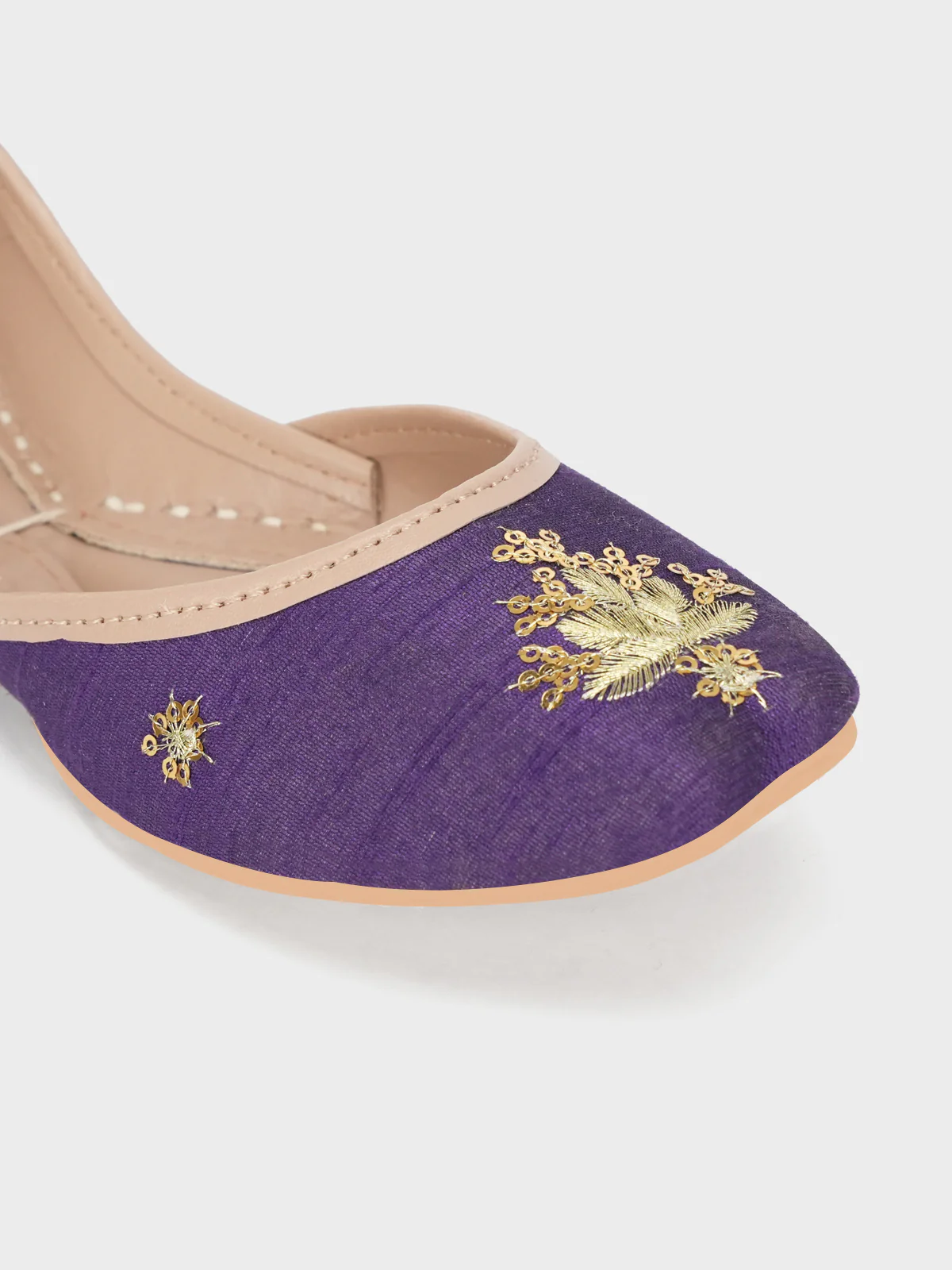 Womens" ANEVAY"Leather Khussa - Image 2
